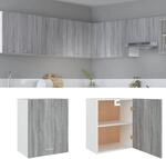 H&auml;ngeschrank Lyon Grau Sonoma 50x31x60 Cm Holzwerkstoff Vidaxl