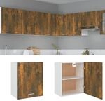 H&auml;ngeschrank Lyon R&auml;uchereiche 50x31x60 Cm Holzwerkstoff Vidaxl