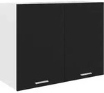 H&auml;ngeschrank Schwarz 80x31x60 Cm Holzwerkstoff - Vidaxl