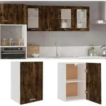 H&auml;ngeschrank Lyon R&auml;uchereiche 39,5x31x60 Cm Holzwerkstoff Vidaxl