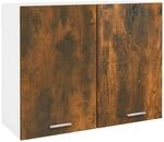 H&auml;ngeschrank Lyon R&auml;uchereiche 80x31x60 Cm Holzwerkstoff Vidaxl