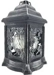 Buri - Grablaterne Mit &Ouml;llicht 26cm Silber Grabschmuck Grabkerzen Grablicht Friedhof