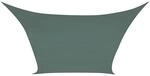 Perel - Sonnensegel - Quadratisch - 3.6 X 3.6 M - Farbe: Gr&uuml;ngrau