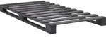 Palettenbett Grau Massivholz Kiefer 90&times;200 Cm Vidaxl