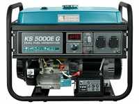 4500 W Gas- u. Benzin-Generator Stromaggregat Stromerzeuger KS 5000E G 2x16A