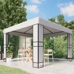 Pavillon Mit Doppeldach 3 X 3 M Wei&szlig; Vidaxl
