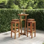 Barhocker 4 Stk. Massivholz Akazie Vidaxl