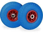 Relaxdays - 2x Sackkarrenrad, Pannensichere Vollgummireifen, 3.00-4 Zoll, 20 Mm