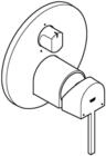 Grohe Plus Einhandbatterie, Mit 3-wege Umstellung,