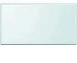 Tischplatte Aus Geh&auml;rtetem Glas Rechteckig 1200x650 Mm - Vidaxl