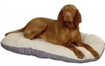 Hunde Liegekissen Loneta Lxbxh 72/52/8 Cm, Hundebett Beige/grau 80355 - Kerbl