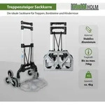 Alu Treppensteiger Sackkarre 70 Kg Klappbar Extra Hoch 109 Cm