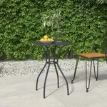 Gartentisch Anthrazit 50x50x72 Cm Stahlgitter - Vidaxl