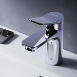 Wasserhahn Bad Chrom Waschtischarmatur Bad Armatur Mischbatterie Waschbeckenarmatur