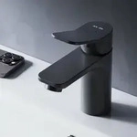 Am.pm - Wasserhahn Bad Schwarz Waschtischarmatur Bad Armatur Mischbatterie