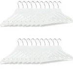 Kleiderb&uuml;gel Set Holz, 20er Pack Garderobenb&uuml;gel, Hemden & Hosen, 360&deg; Drehbar,