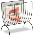 Relaxdays - Zeitungsst&auml;nder Metall, Zeitungshalter Stehend, Zeitschriftensammler