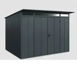 H&ouml;rmann Ecostar Metall-ger&auml;tehaus Elegant Mit Pultdach Typ 3, 313 X 283 Cm,
