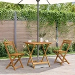 Gartentisch Klappbar 70x70x75 Cm Massivholz Akazie Vidaxl