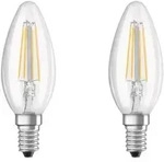 Led Flamme Clair Filament 4w E14 Froid Boite De 2 - Osram