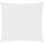 Sonnensegel Oxford-gewebe Quadratisch 2,5x2,5 M Wei&szlig; Vidaxl
