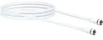 Schwaiger Sat Anschlusskabel Kvchq30 532 (90db) Wei&szlig;, 3,0m, 1x F Stecker / 1x F