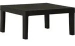 Lounge-gartentisch Kunststoff Grau Vidaxl