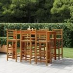 Barhocker 6 Stk. Massivholz Akazie Vidaxl
