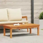 Couchtisch 100x50x33 Cm Massivholz Akazie Vidaxl