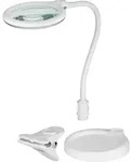 Goobay Led Stand-/klemm-lupenleuchte, 6w, 480lm, 1,75x Vergr&ouml;&szlig;erung, Wei&szlig;