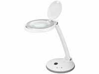 Goobay - LED-Stand-Lupenleuchte, 6 w, 450 lm, dimmbar, weiß