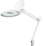 Led-klemm-lupenleuchte, 8 W, Wei&szlig;, 650 Lm, 127 Mm Glaslinse, 1,75-fache