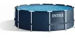 Intex - Frame Pool 366 X 122 Cm Rundpool Mit Sicherheitsleiter