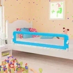 Kleinkind-bettschutzgitter Blau 180x42 Cm Polyester Vidaxl