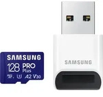 Microsdxc-speicherkarte Pro Plus (2023) 128gb Inkl. Usb-adapter - Samsung
