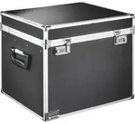 H&auml;ngemappenbox Din A4 30 H&auml;ngemappen Holz Kunststoffbeschichtet Schwarz/chrom