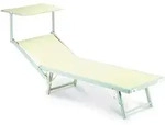 Garden Friend Kinderbett Ibiza 59x186x36h Cm Mit Baldachin Beige