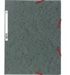 Exacompta Sammelmappe Exacompta Din A4 400g/m2 Colorspankarton Grau