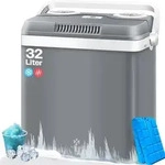 32 L K&uuml;hlbox 12v 230v Stecker Mini-k&uuml;hlschrank Thermoelektrische Warmhaltebox 32