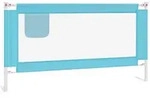Kleinkind-bettschutzgitter Blau 160x25 Cm Stoff Vidaxl
