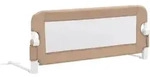 Kleinkind-bettschutzgitter Taupe 102x42 Cm Polyester Vidaxl