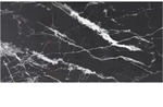 Tischplatte Schwarz 100x50 Cm 6 Mm Hartglas In Marmoroptik Vidaxl