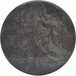 Vidaxl Table Top Black &Oslash;50x2,5 Cm Marble
