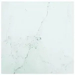 Tischplatte Wei&szlig; 60x60 Cm 6 Mm Hartglas In Marmoroptik Vidaxl