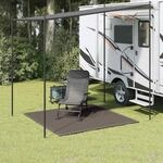 Zeltteppich 250x250 Cm Anthrazit Hdpe Vidaxl