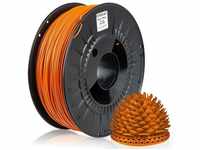 MIDORI® 3D Drucker 1,75mm PLA Filament 1kg Spule Rolle Premium Orange RAL2000 -