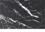 Tischplatte Schwarz 100x62 Cm 8 Mm Hartglas In Marmoroptik Vidaxl