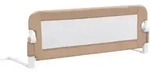 Kleinkind-bettschutzgitter Taupe 120x42 Cm Polyester Vidaxl