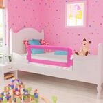 Kleinkind Bettschutzgitter 2 Stk. Rosa 102x42 Cm Vidaxl