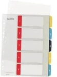 Leitz Zahlenregister Leitz Cosy Din A4 &Uuml;berbreite 1-5 Polypropylen Mehrfarbig